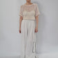 90s Linen Wide Pants