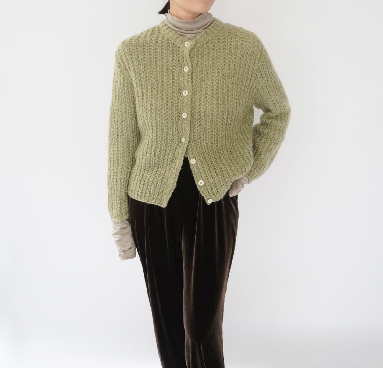 80s Mohair Knit Cardigan
