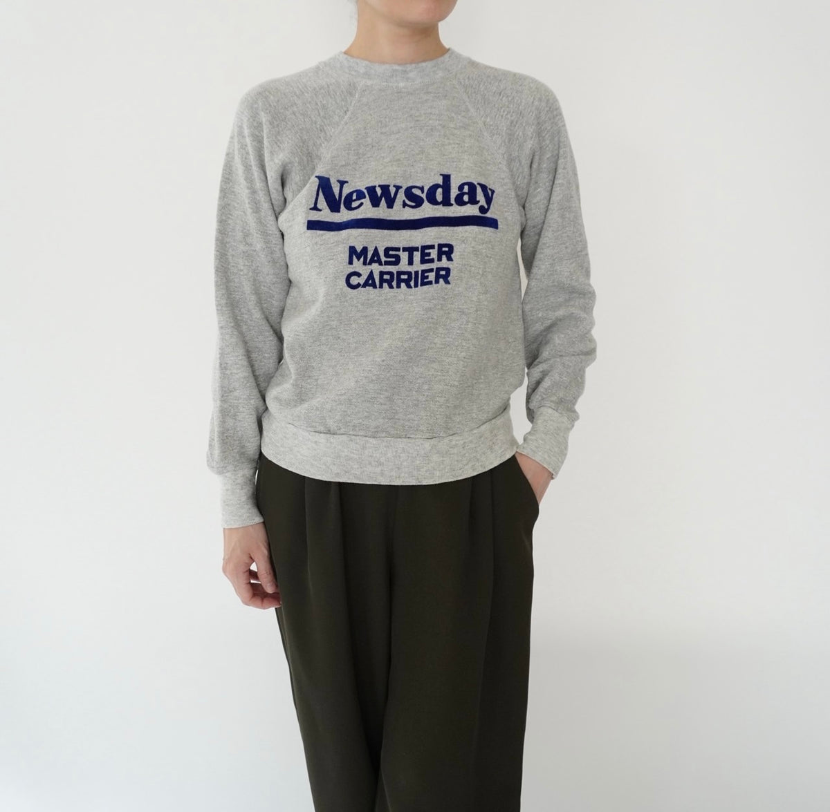 80s Printed Sweater Made in USA
