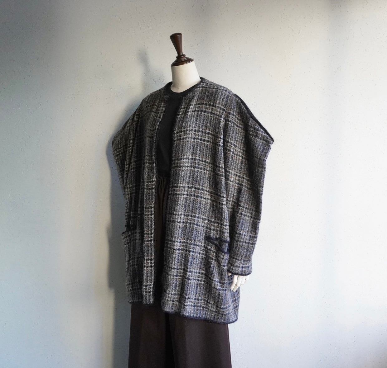 80s "ESCADA" Design Knit Robe Made in  W.Germany