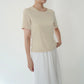90s Beige Top Made in USA