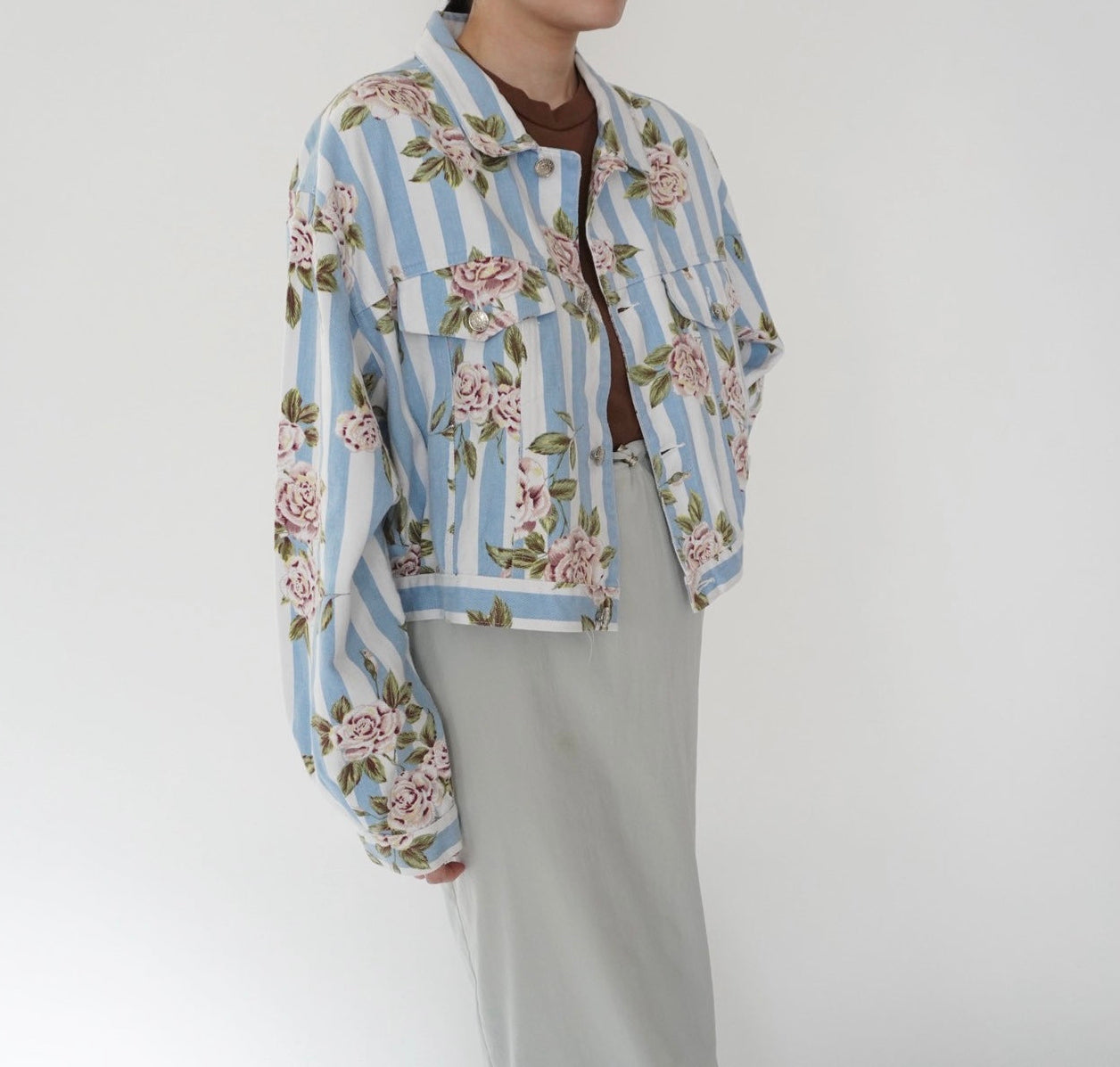 90s Flower Pattern Jacket