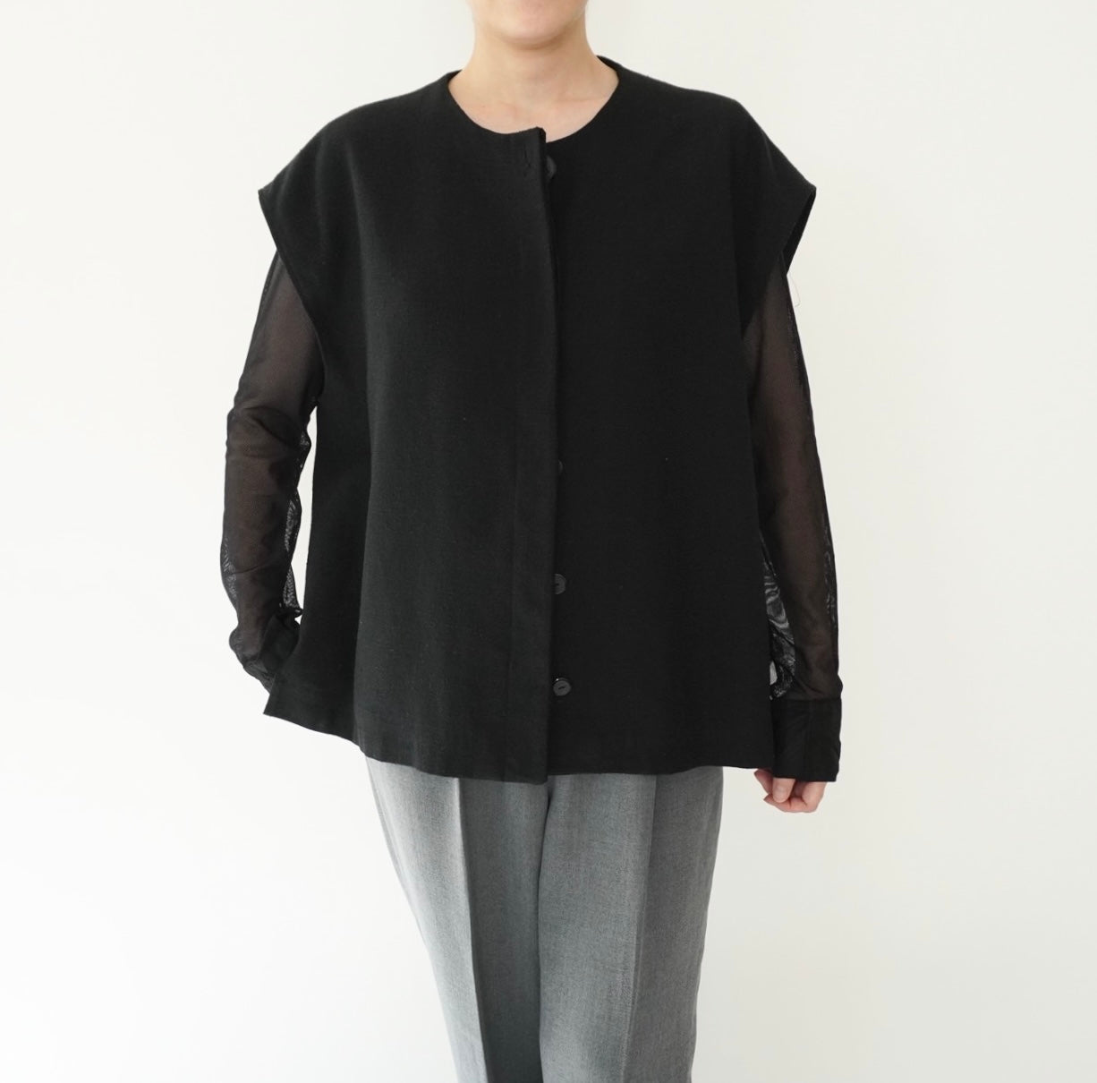 80s Boxy Top,Vest