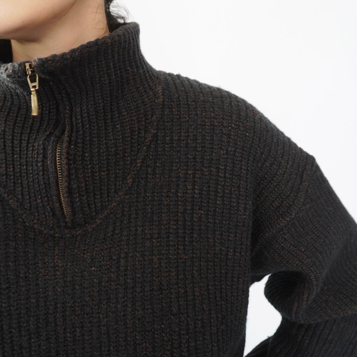 90s Half Zip Knit Made in Italy