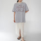 90s Striped Print T-shirt