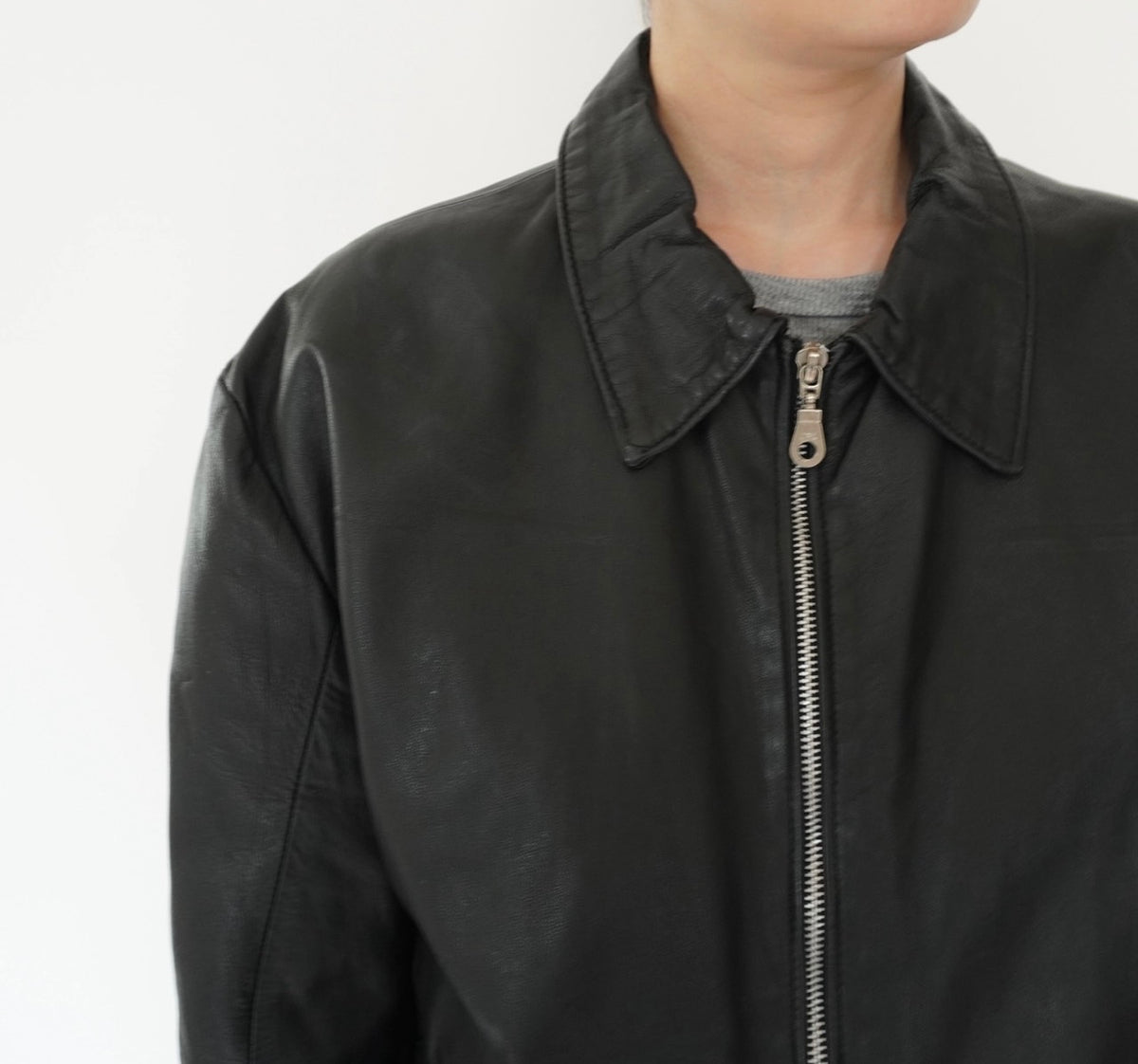 90s Leather Jacket Made in Italy