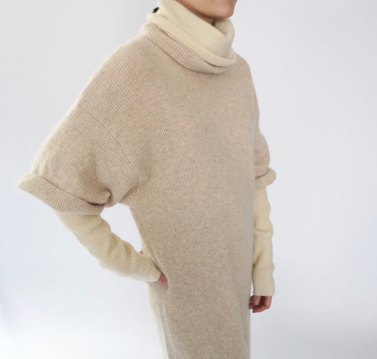 80s Angora Knit Dress