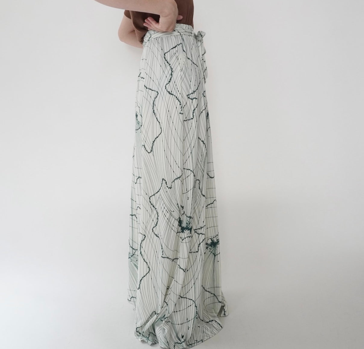 70s Pattern Skirt Made in Canada