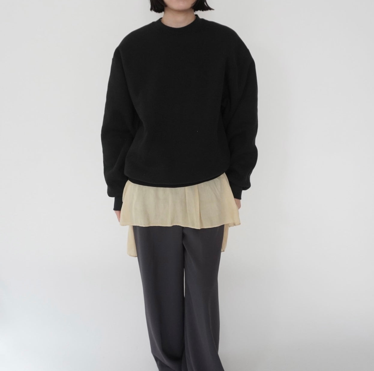 90s Black Sweater Made in USA