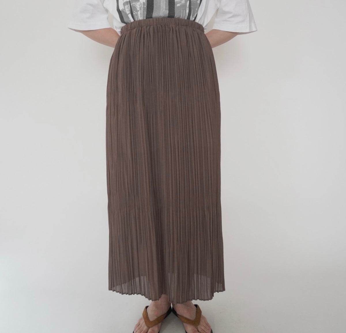 90s Pleated Design Skirt Made in USA