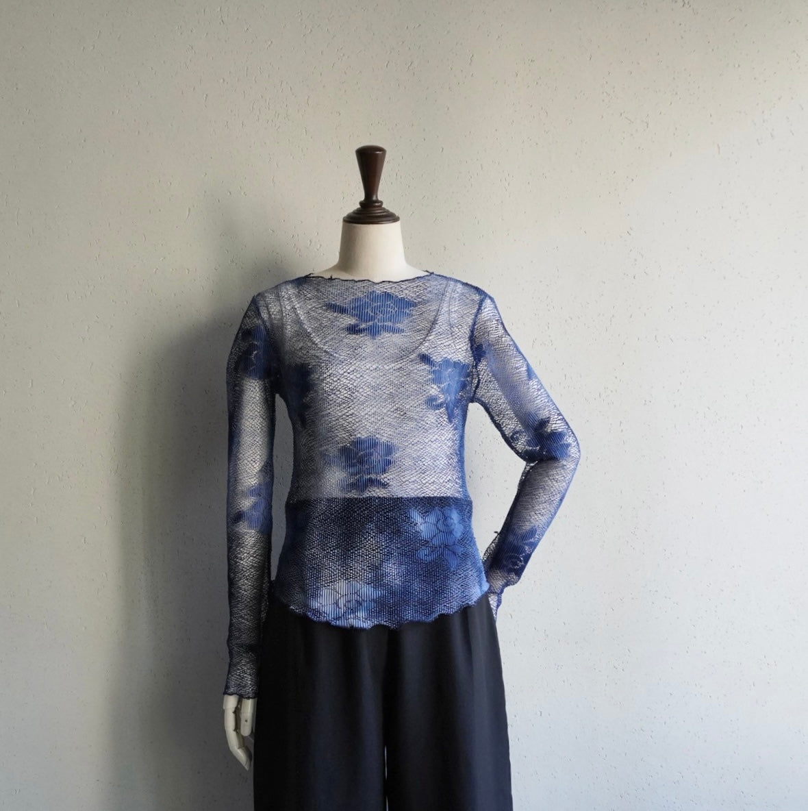 Mesh Blue Top