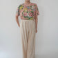 90s floral Printed T-shirt