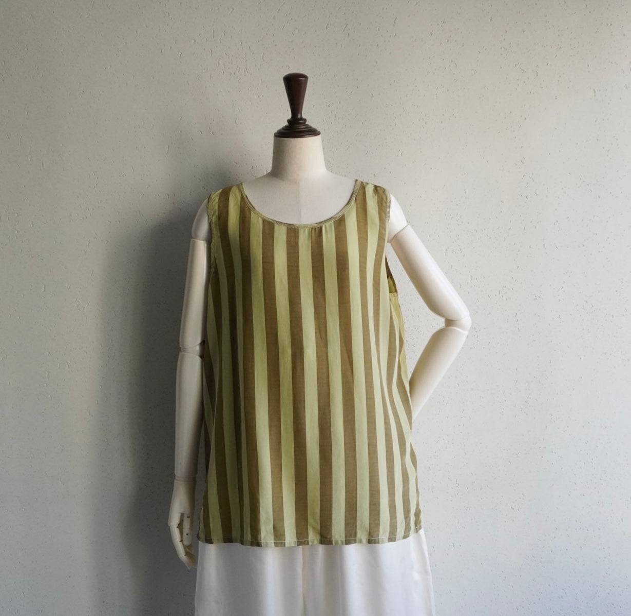 90s EURO Silk Striped Top