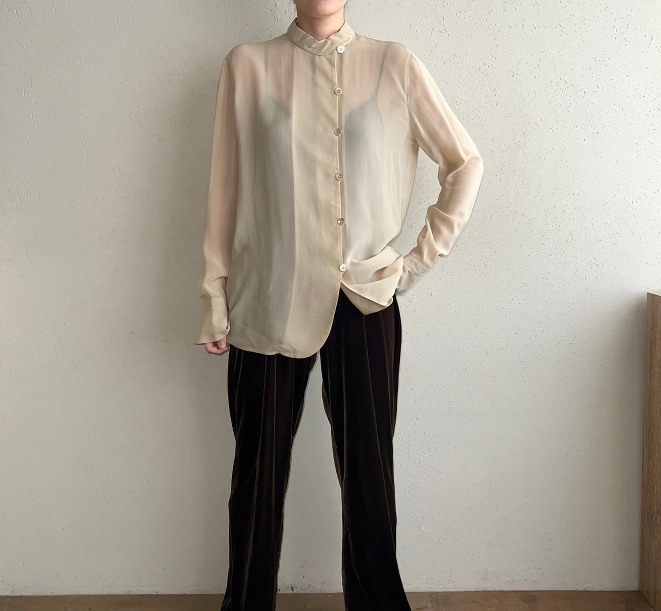 伊製 GIORGIO ARMANI 裏ボア ベロア ベスト/90s/オールド 伊製 GIORGIO ARMANI 裏ボア ベロア ベスト/90s/オールド