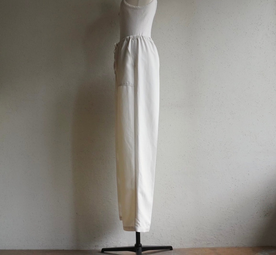 Ivory Rayon Pants