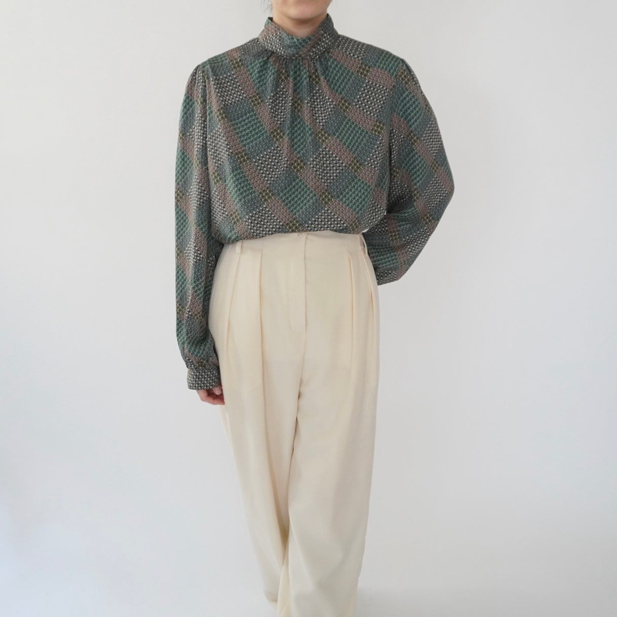 80s Pattern Blouse