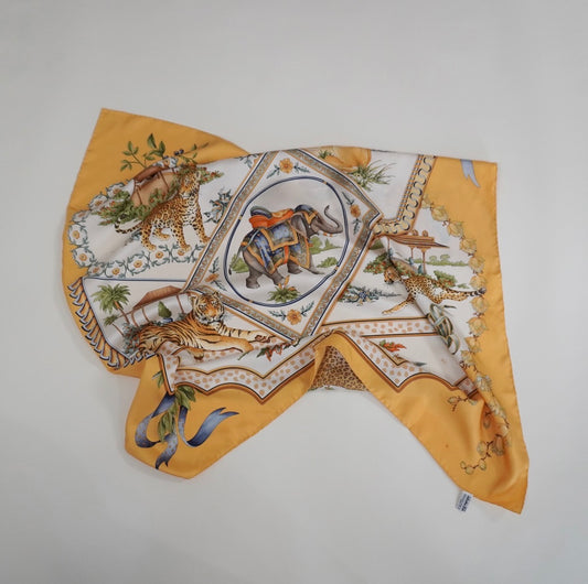 ”Salvatore Ferragamo” Silk Scarf Made in Italy