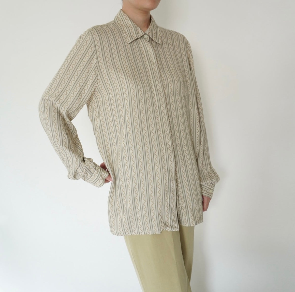 90s Pattern Shirt Made in Italy
