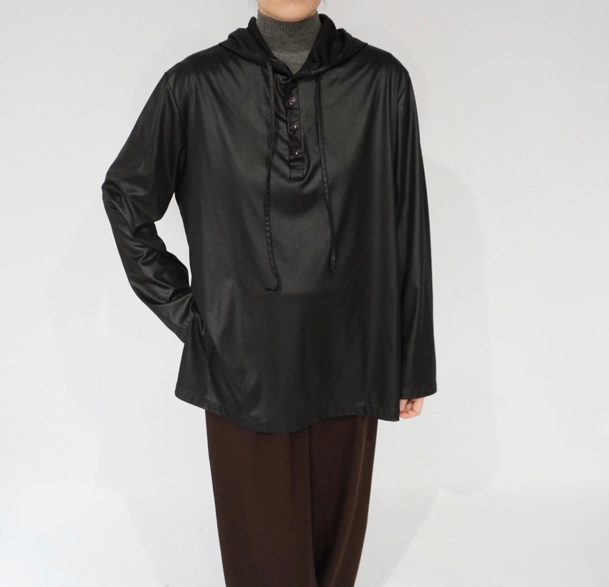 90s Hooded Blouse