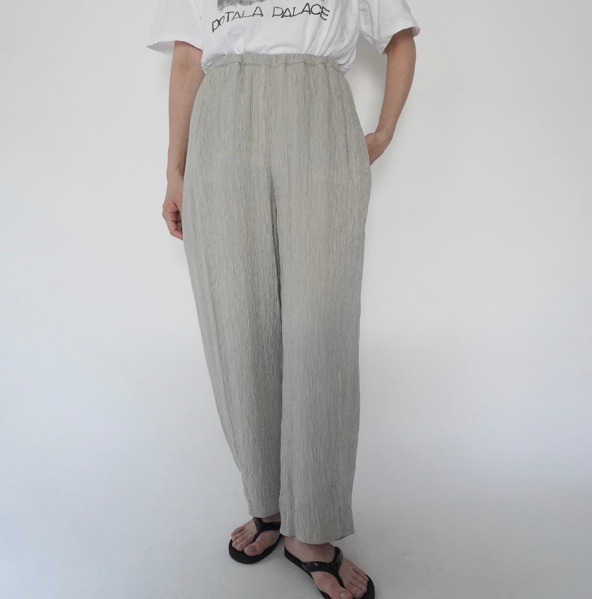 90s Silk Pleated Pants