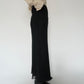 90s Black Sheer Skirt