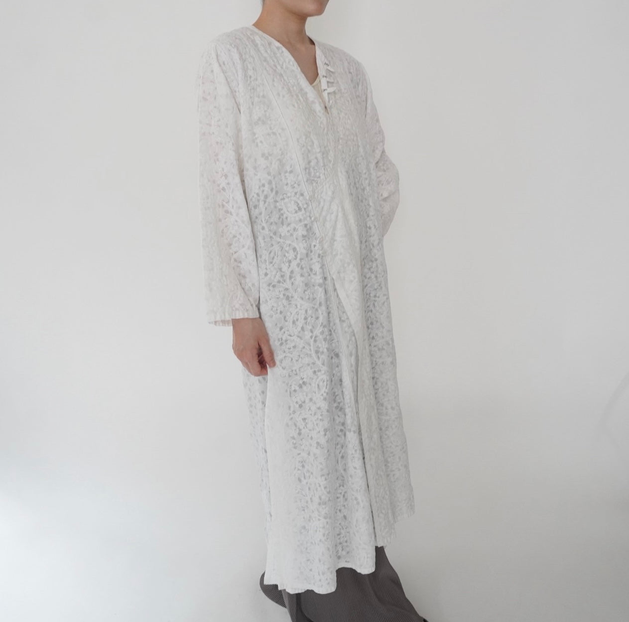 80s Embroidery Dress