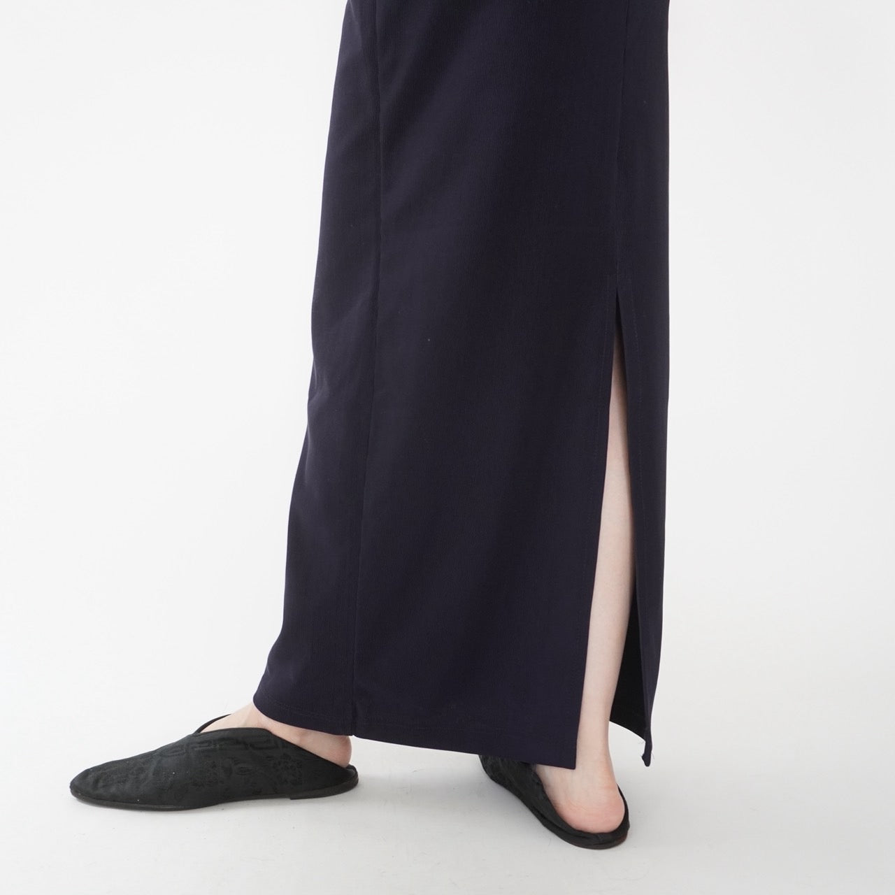 80s EURO Navy Skirt