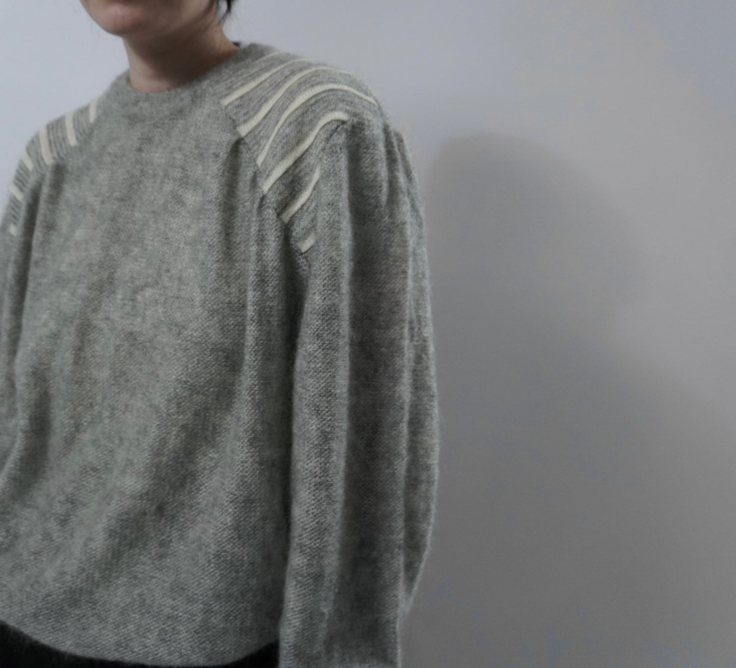 80s Design Mohair Knit  Made in Italy