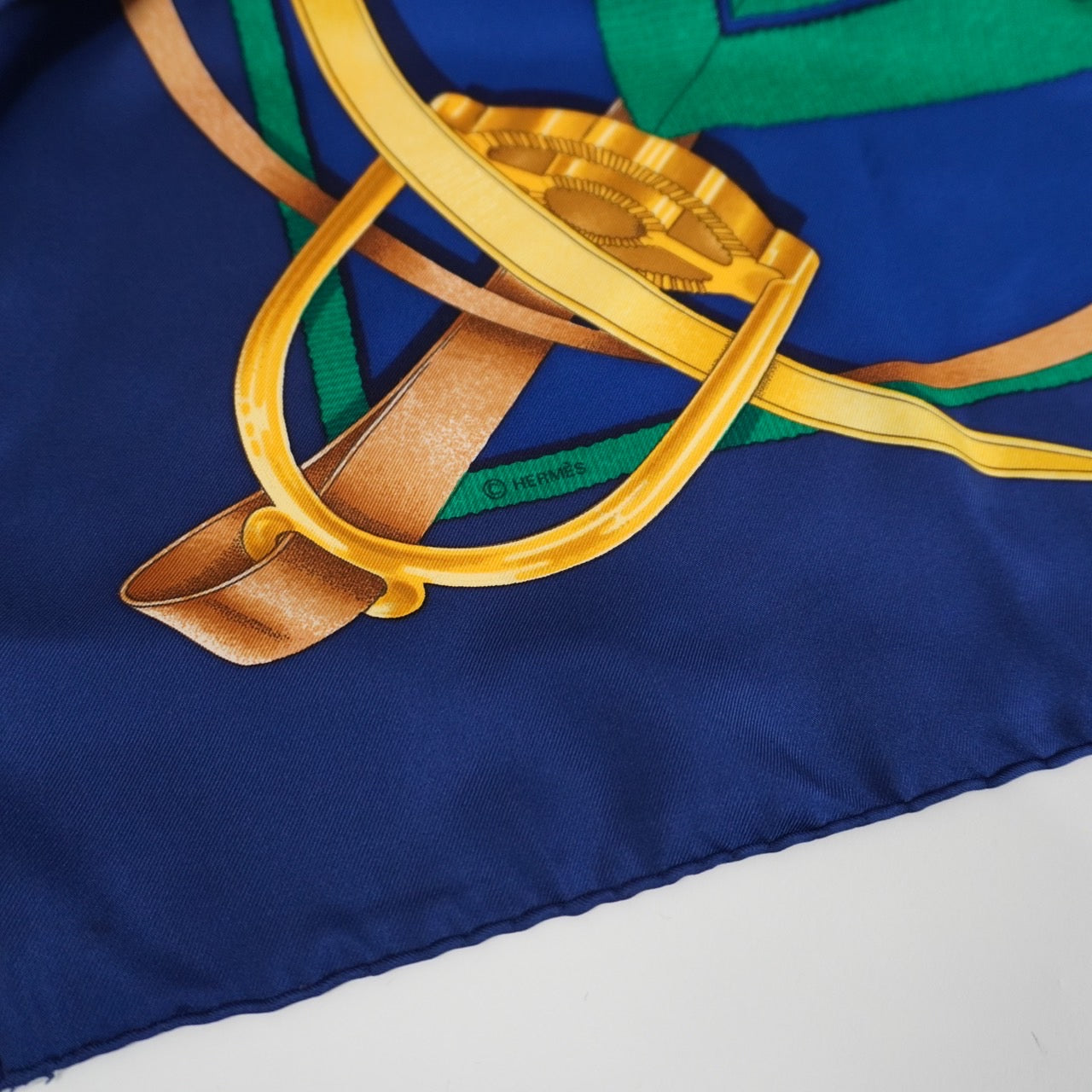 ”Hermes” Silk Scarf Made in France