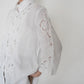 90s Linen Lace Shirt Made in Italy