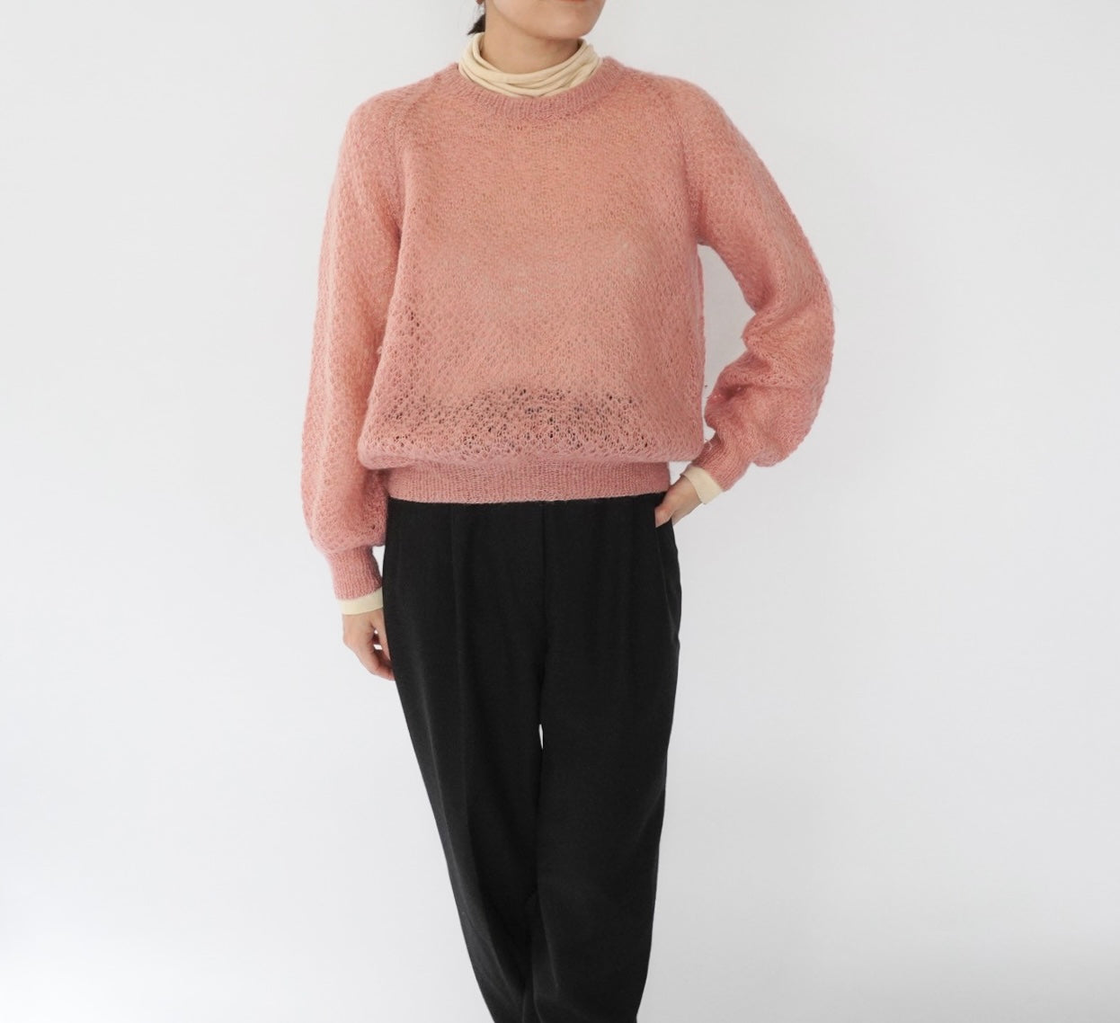80s Pink Knit