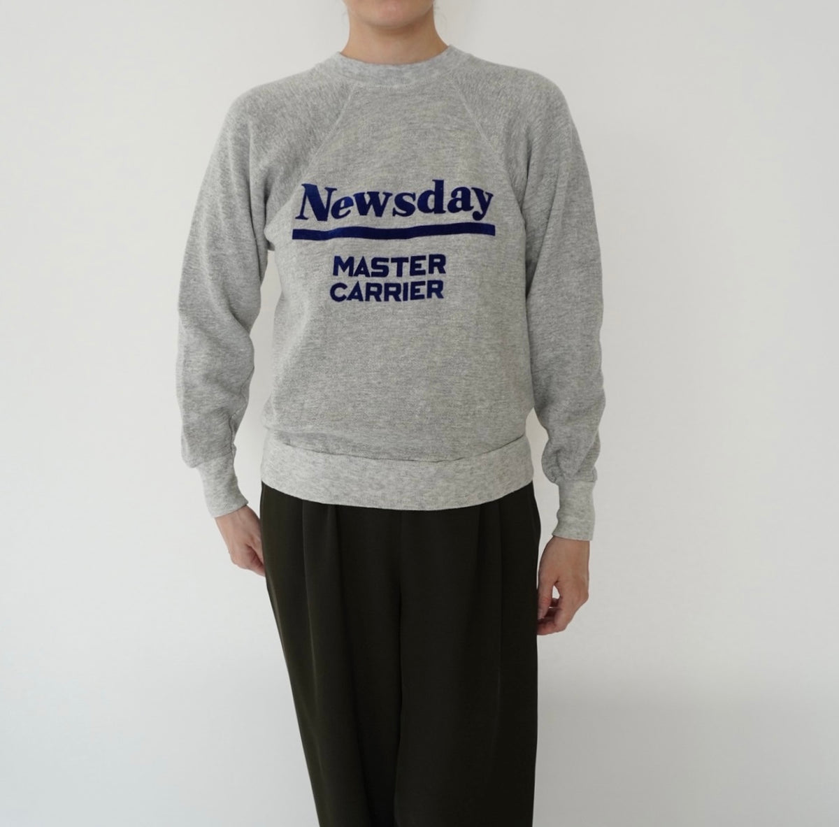 80s Printed Sweater Made in USA