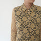 90s Lace Design Shirt Made in USA