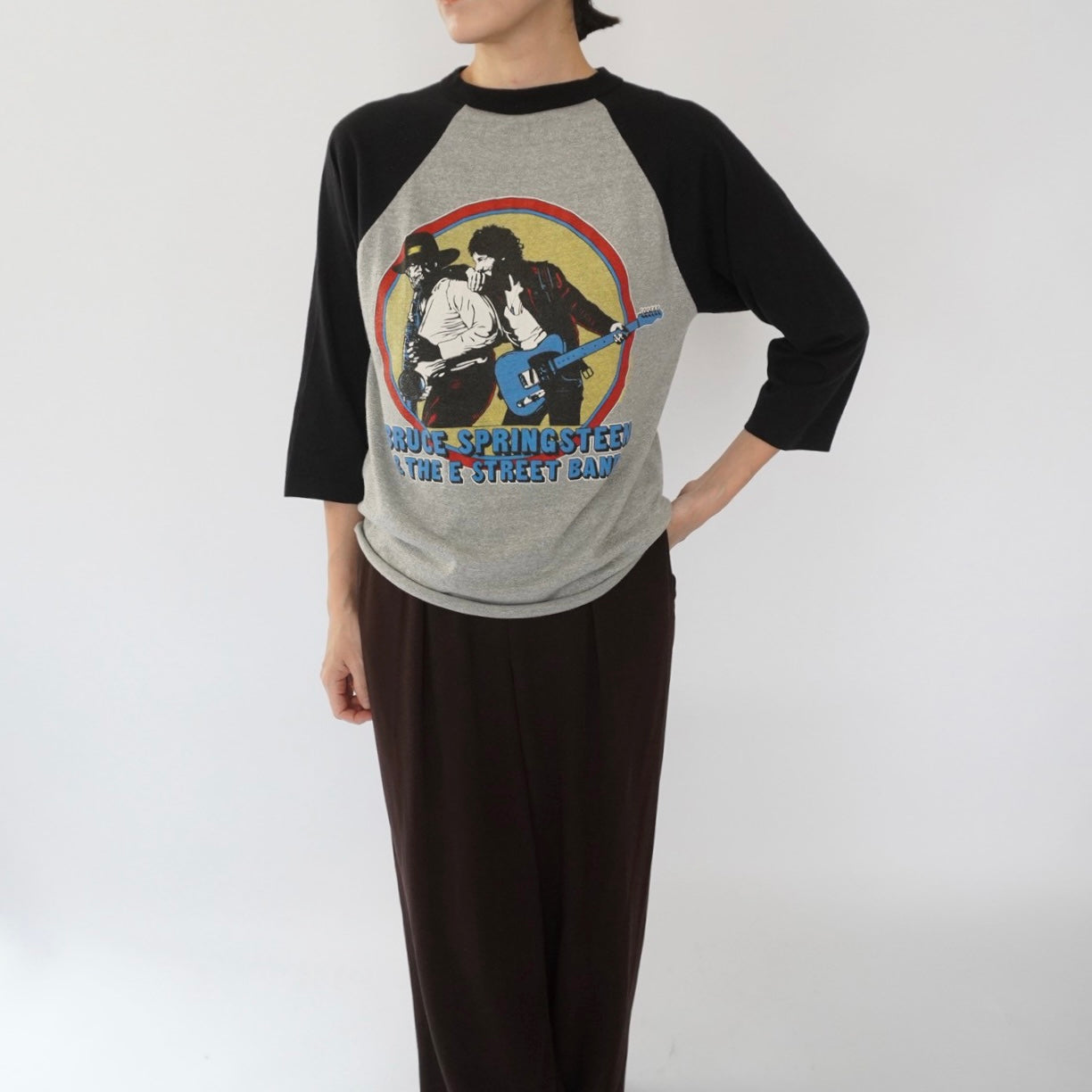80s "BRUCE SPRINGSTEEN" Raglan T-shirt　