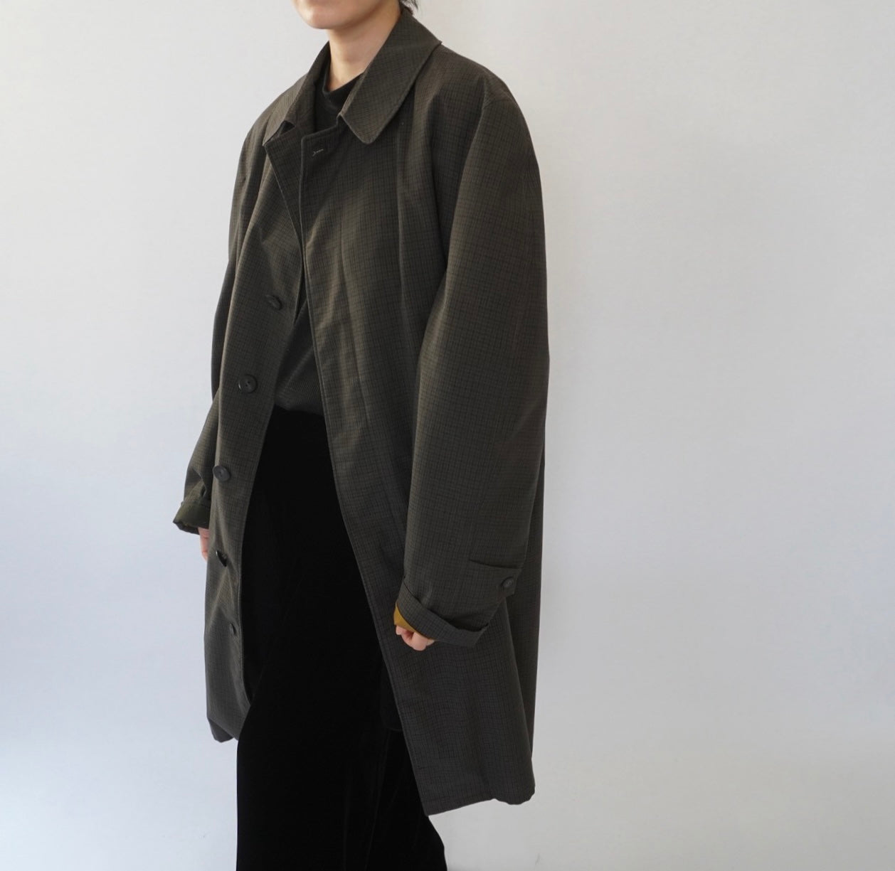 60s "Plymouth" Plaid Coat