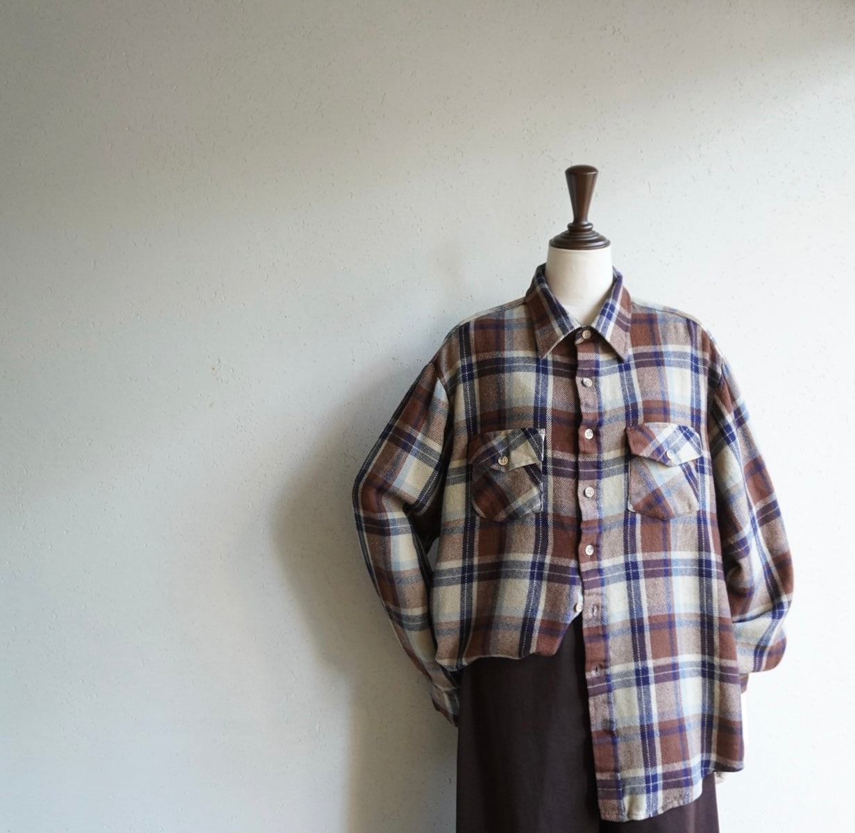 80s "Sears" Plaid Shirt