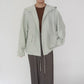 90s Linen×Silk Hoodie Jacket