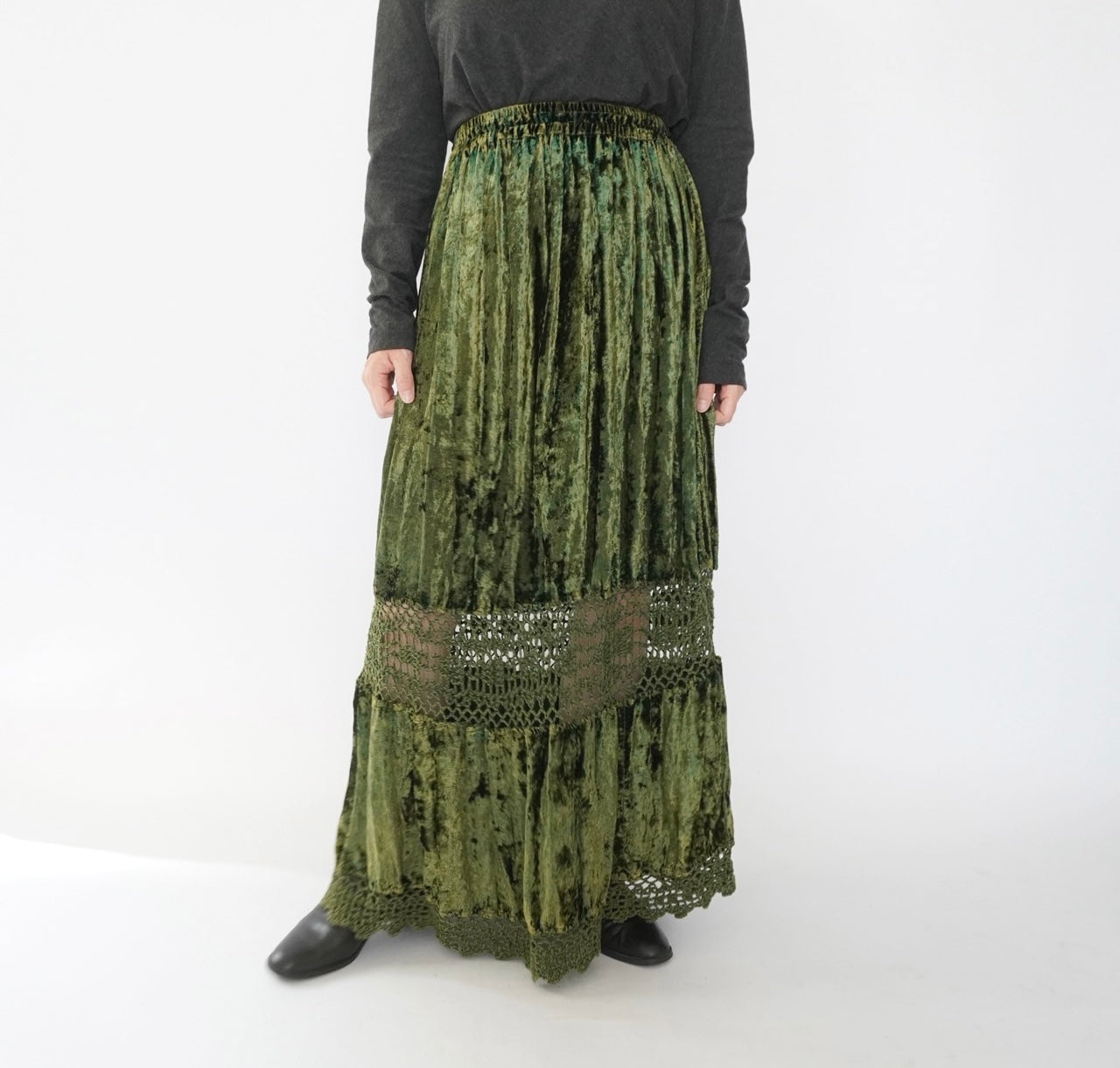 90s Velour Skirt