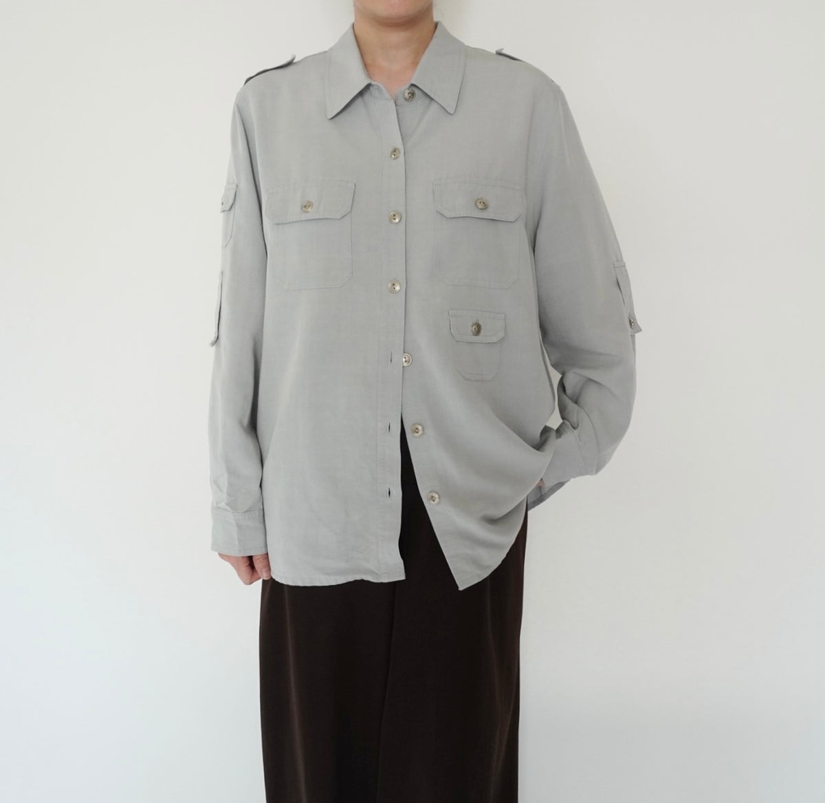 90s Design Rayon Shirt