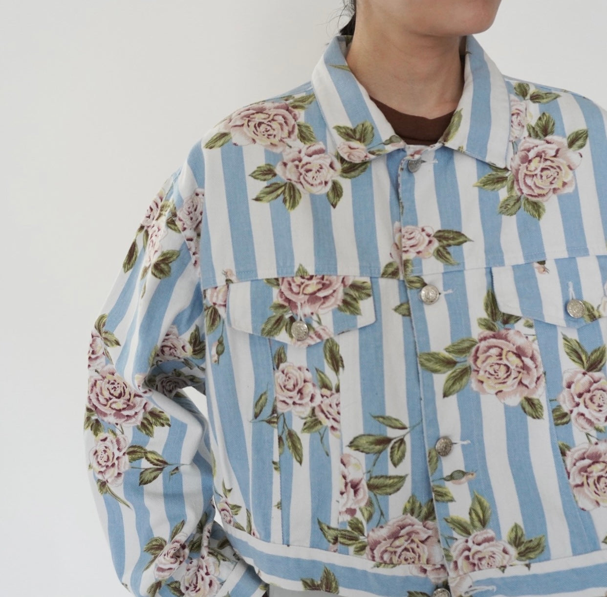 90s Flower Pattern Jacket