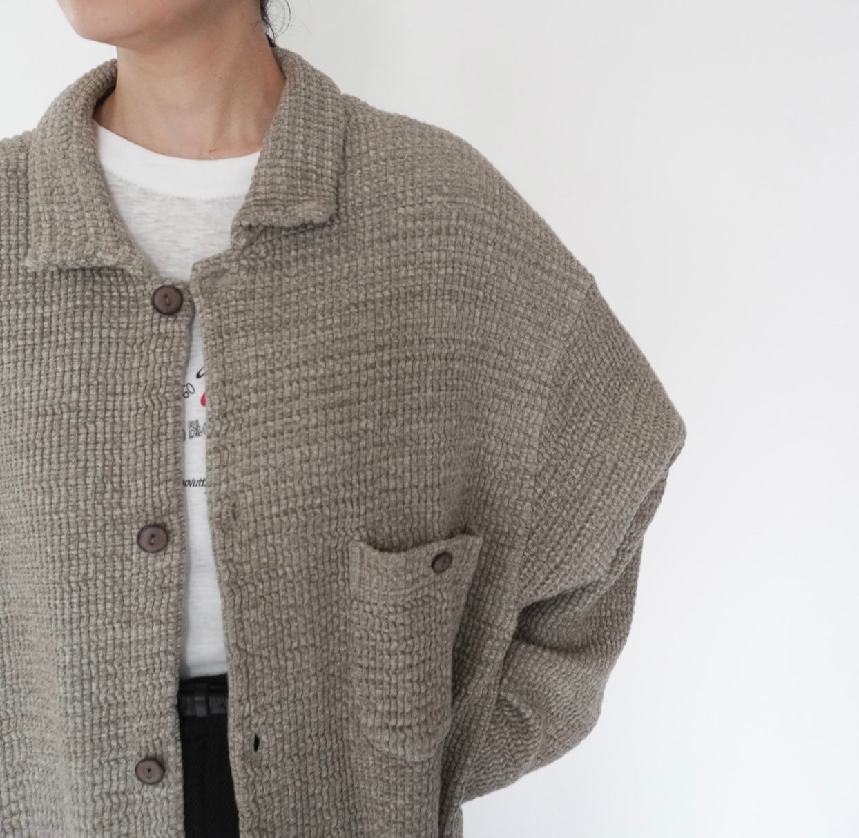 90s Cotton Long Jacket