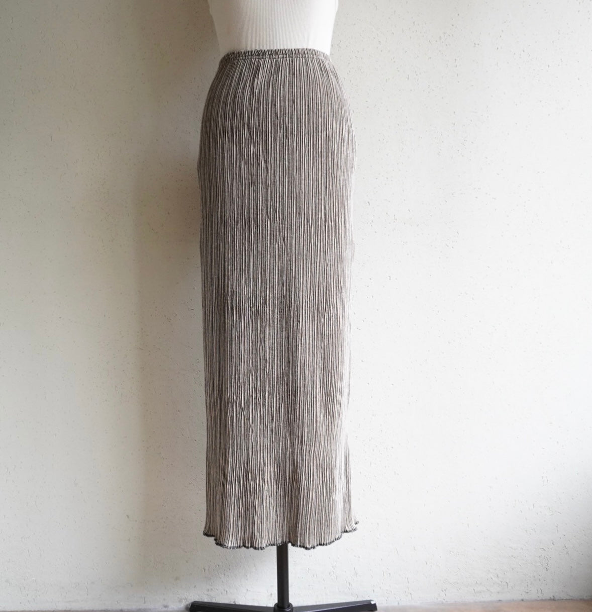 90s Pleat Skirt Made in France