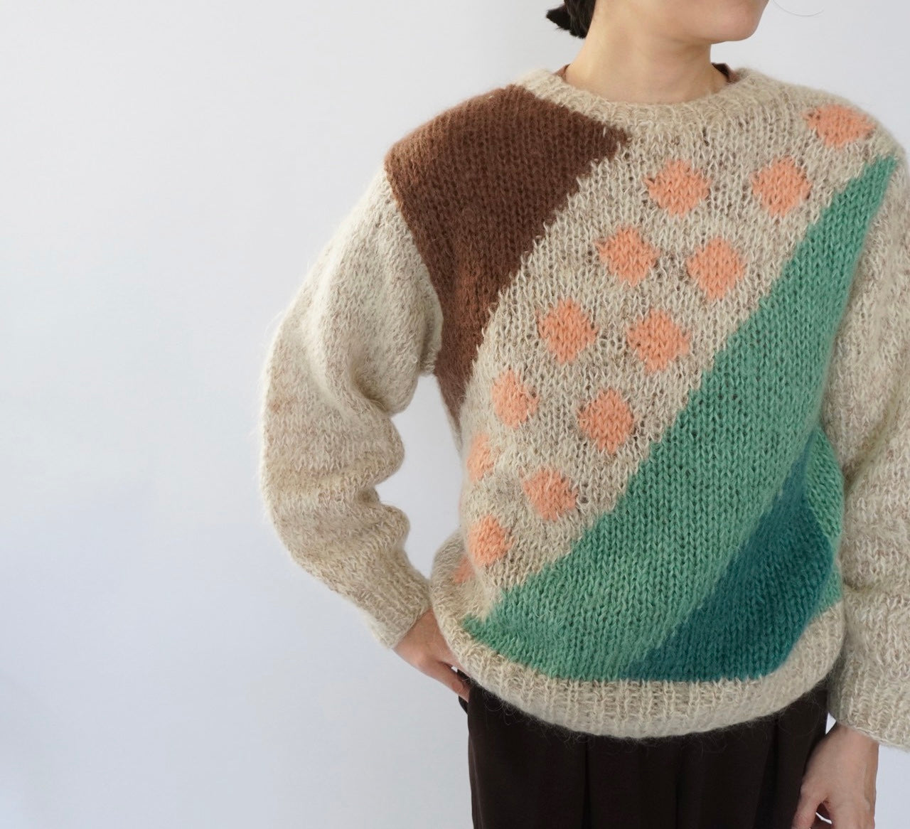 80s EURO Design Mohair Knit
