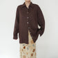 90s Brown Linen Shirt