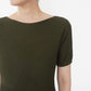 90s Silk Ribbed Top