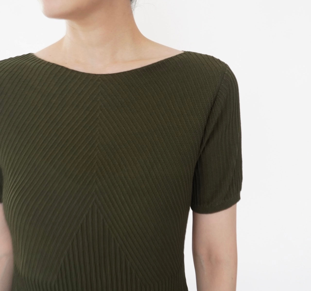 90s Silk Ribbed Top