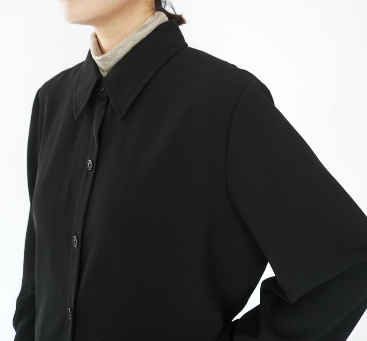 90s Belted Shirt Jacket