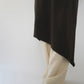 90s Asymmetry Design Ribbed Skirt