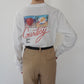 80s Printed Long Sleeves T-shirt Made in USA