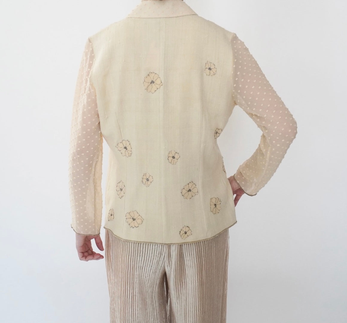 90s "Deborah Cross" Design Light Jacket
